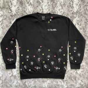 Box Lunch Studio Ghibli Spirted Away Soot Sprites Embroidered Crewneck